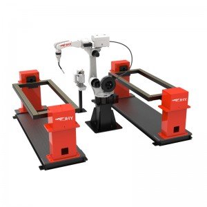 Mig Tig Robotic Welding Station With 6 Axis Wel...